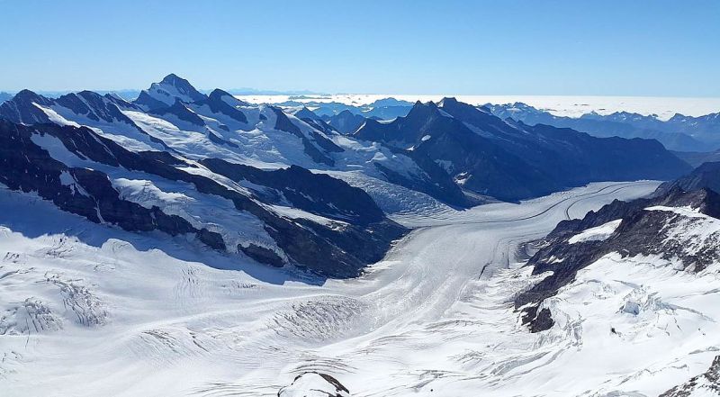Швейцария Алечский ледник